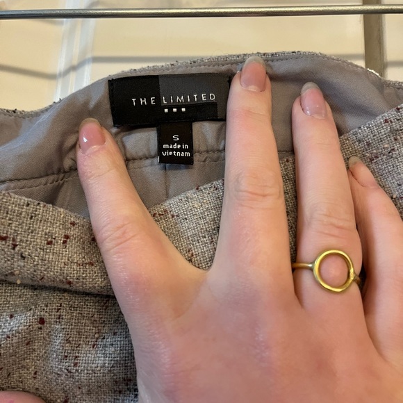 The Limited Grey Wool Blend Circle Skirt Size S - Picture 4 of 11